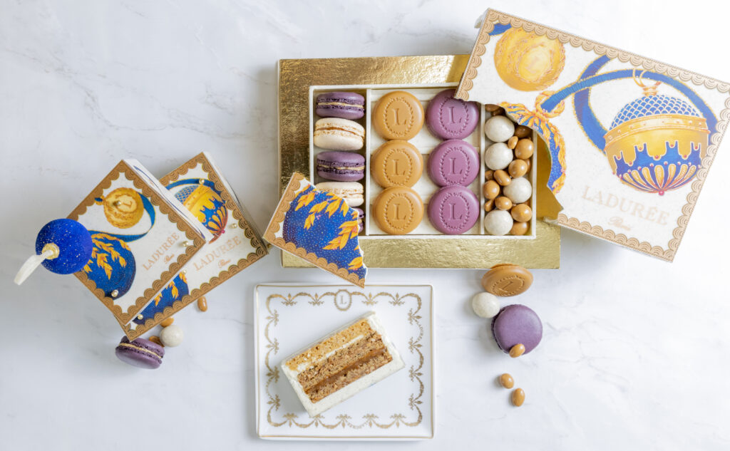 Julien Alvarez Sublime Fêtes avec Bûche Signature 2024 Ladurée