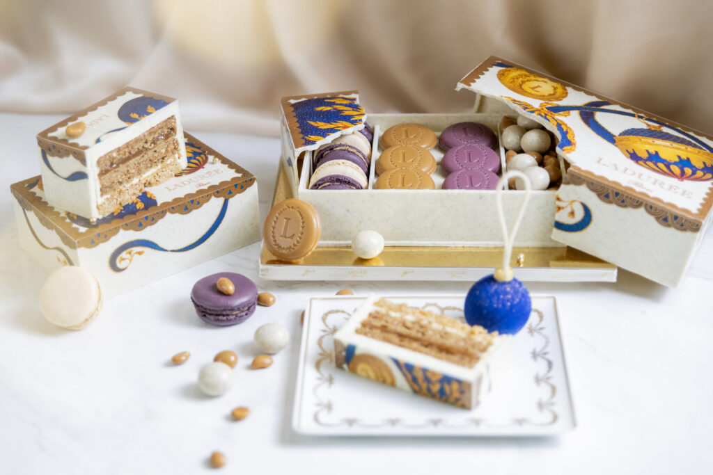 Julien Alvarez Sublime Fêtes avec Bûche Signature 2024 Ladurée