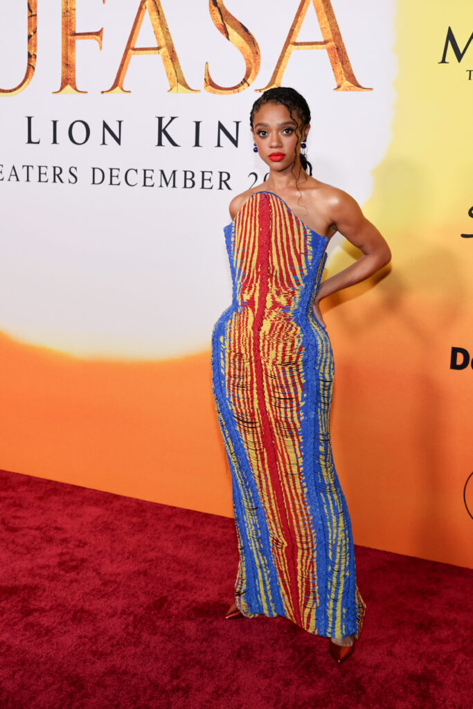 Tiffany Boone Rayonne Balmain Première Mufasa: Lion King
