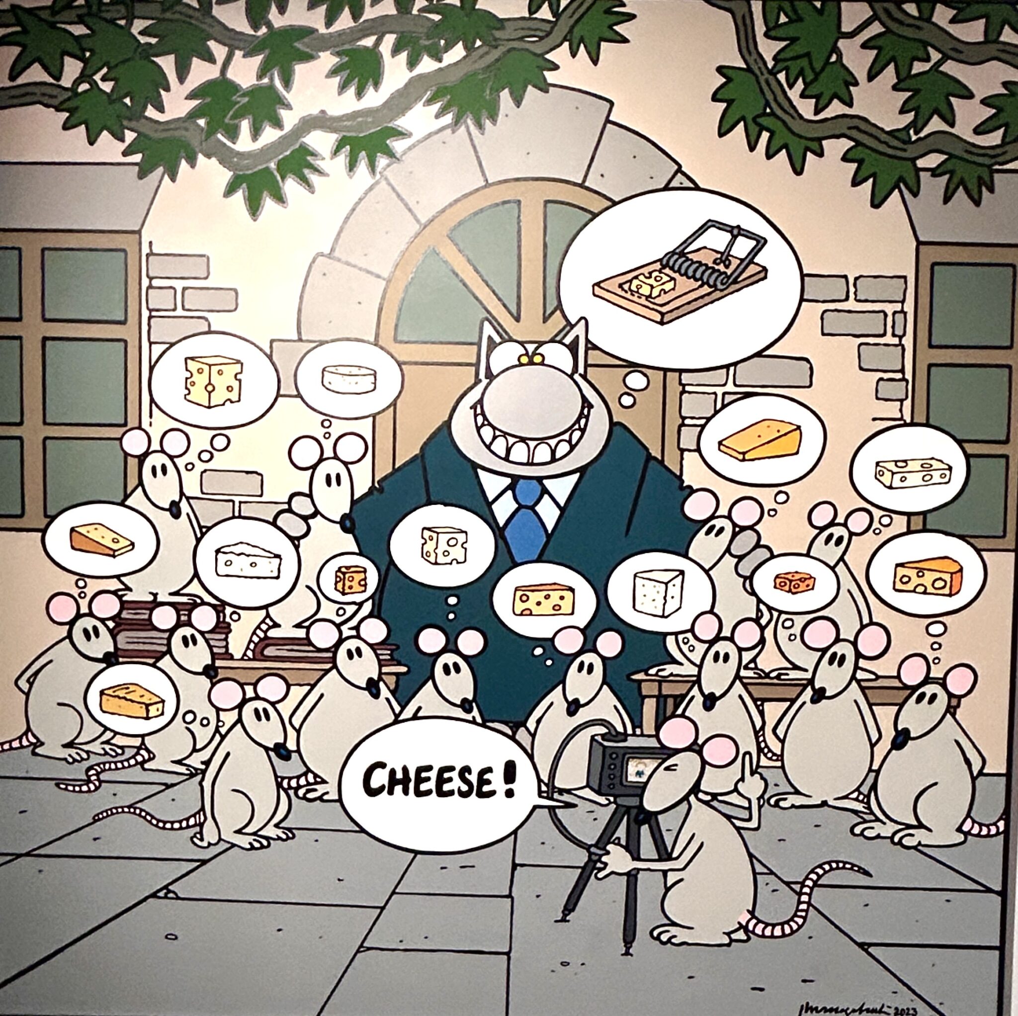 Geluck Expose le chat, le Musée Maillol en émoi - Luxsure