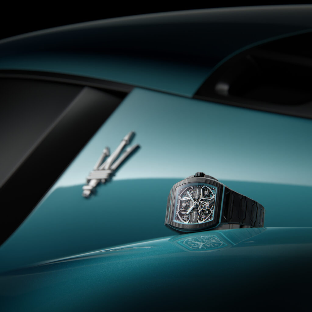 Maserati et Bianchet dévoilent UltraFino Maserati, le tourbillon volant du Trident 25 1. HERO IMAGE UltraFino Maserati