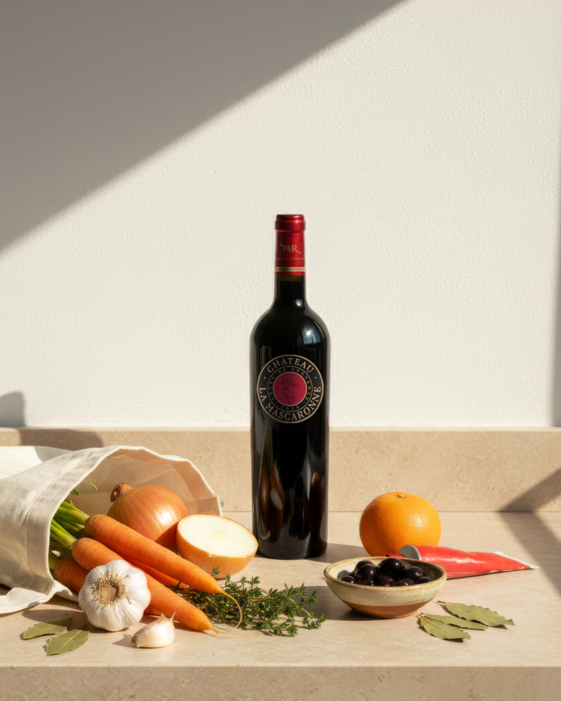 Château La Mascaronne, la Provence en trois couleurs 32 251209 LM Post RS Recette Daube 1 1