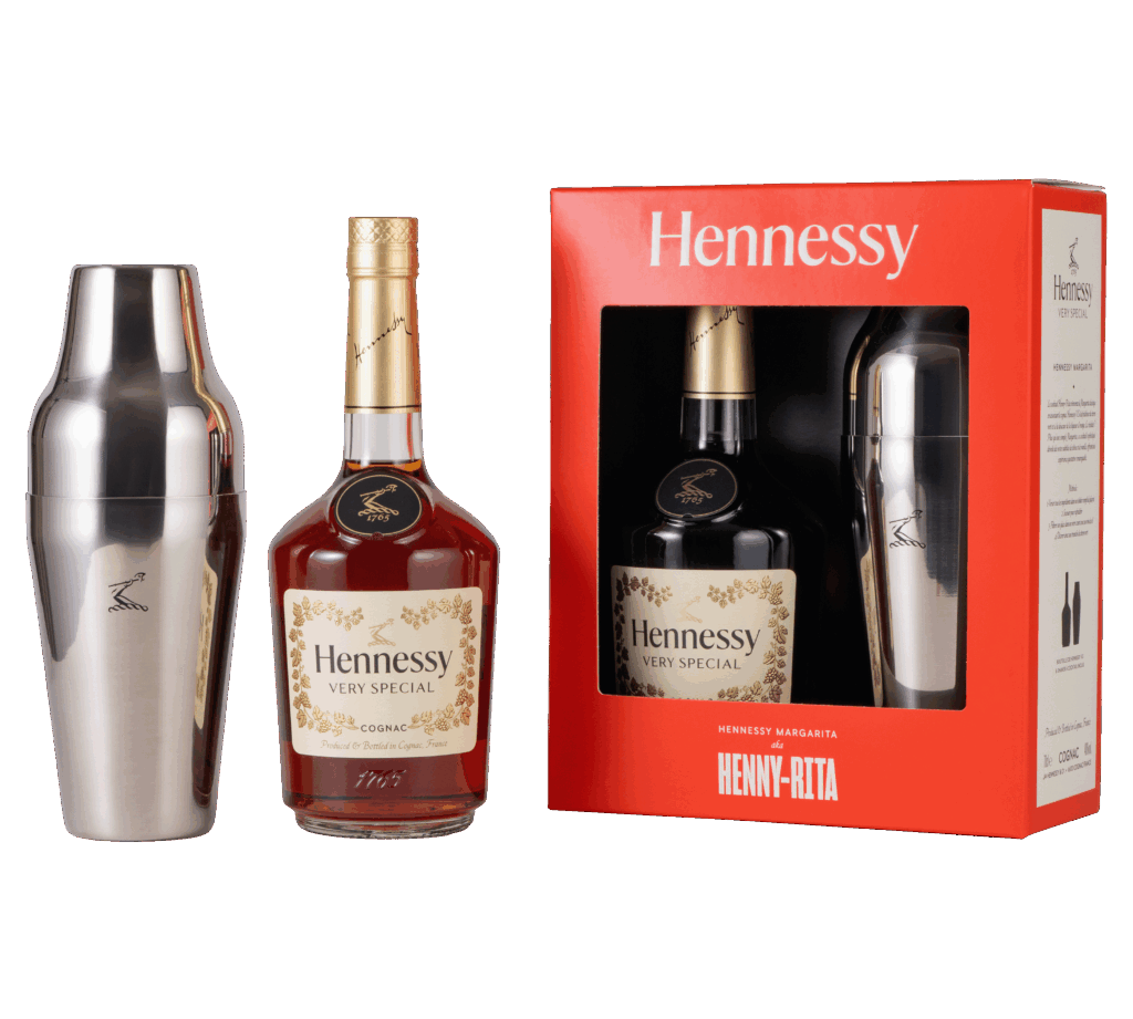 Hennessy célèbre deux façons d’offrir le cognac, entre cocktail solaire et icône historique 28 Gift pack Hennessy VS Henny rita pack