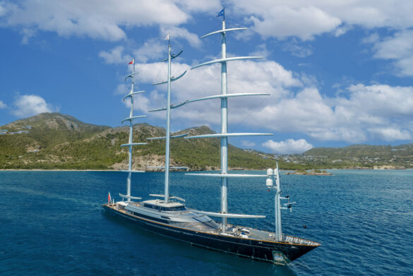 Jumeirah Maltese Falcon Drone Shot Aerial View Front View