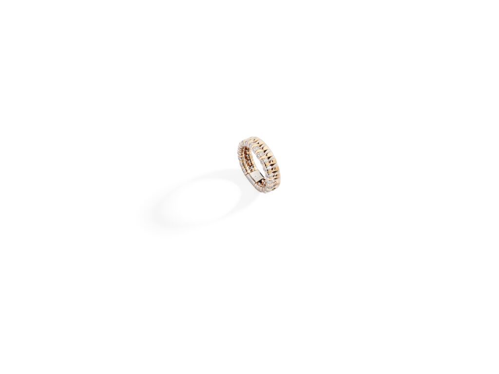 Vhernier réinvente Coucher du Soleil, ou l’art de faire vibrer la lumière 25 VHPG1824A0300 COUCHER DU SOLEIL ENDLESS ring in rose gold white gold diamonds