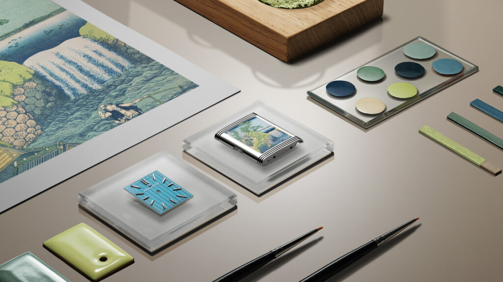 Jaeger-LeCoultre referme le cycle Hokusai sur quatre cascades en émail 25 1920 2026 q39331t9 reverso tribute enamel hokusai savoirfaire1 srgb 16 9