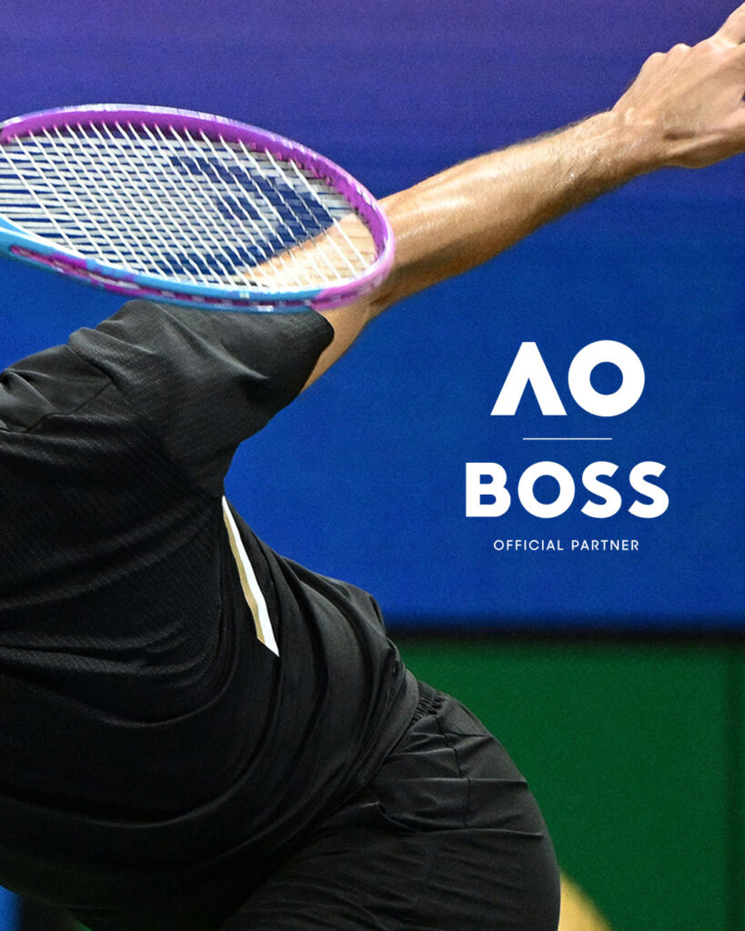 BOSS entre à Melbourne Park par la ligne du vêtement 29 2026 BOSS Australian Open Partnership Announcement Taylor Fritz 04 2 original