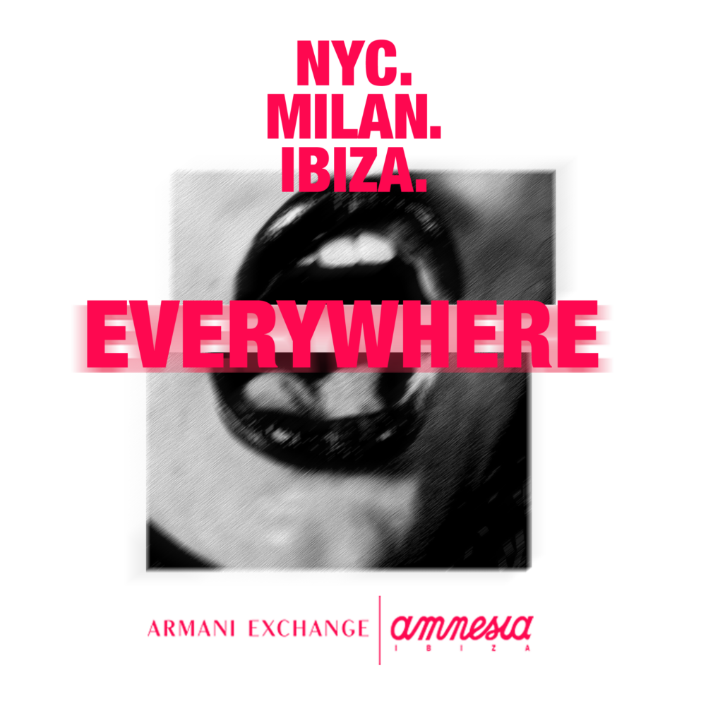 A|X Armani Exchange et Amnesia Ibiza : ce que dit un T-shirt sur la géopolitique du clubbing 26 AX ARMANI EXCHANGE AMNESIA IBIZA 2026 1