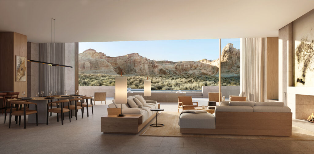 Amangiri : une villa qui apprend du canyon 28 Amangiri Residences USA Living View