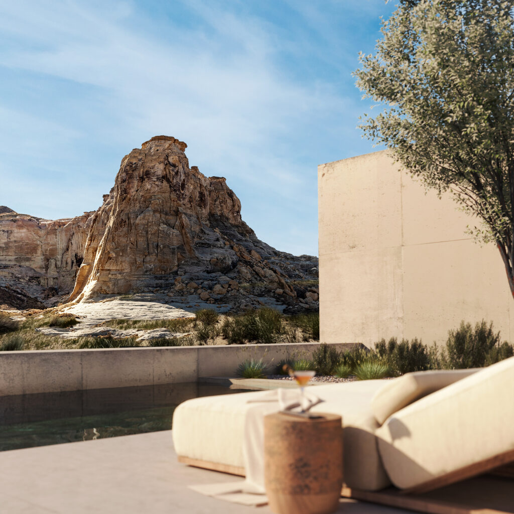 Amangiri : une villa qui apprend du canyon 29 Amangiri Residences USA Pool Loungers