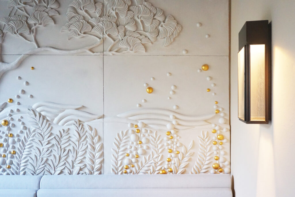 La Réserve de Beaulieu ou la Riviera française au rythme du temps long 28 LA TABLE DE JULIEN BAS RELIEF