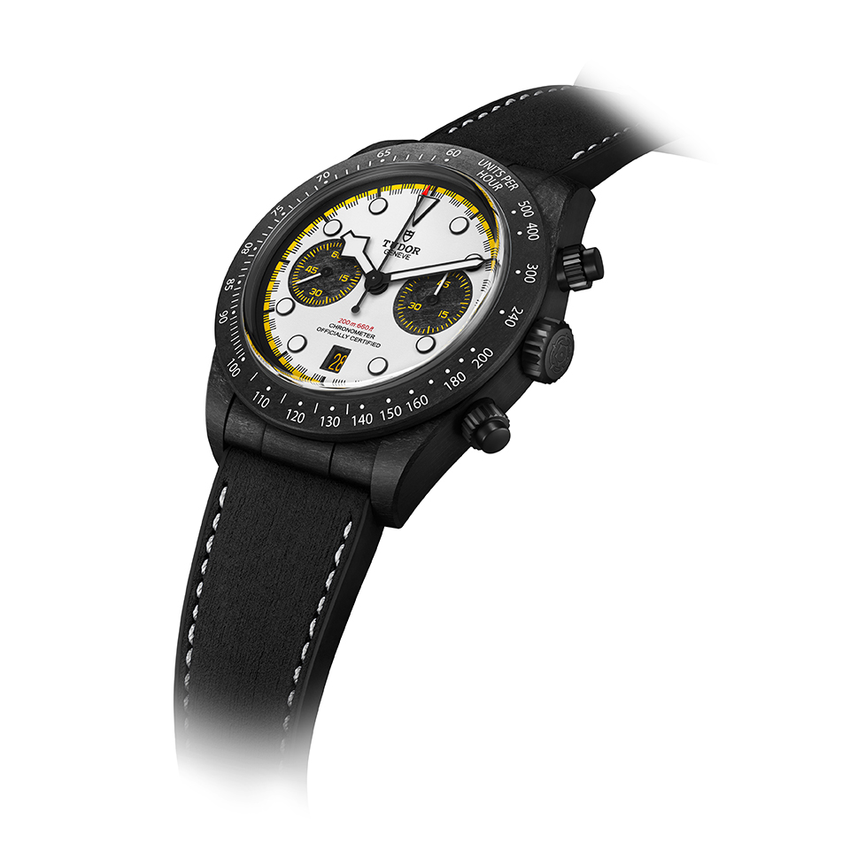 TUDOR Black Bay Chrono « Carbon 26 » : le chronographe quitte la mer pour l’asphalte 26 M79377KN 0003 DET sRGB White