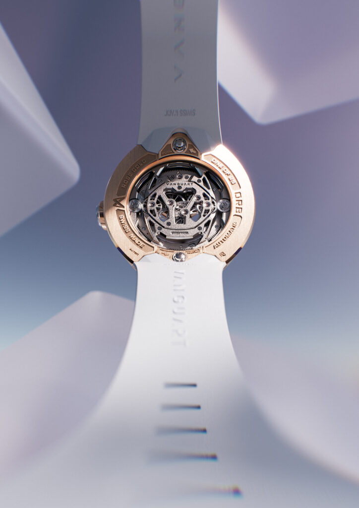 La Vanguart Orb en céramique, ou la question du tourbillon portable 27 ORB CC 2026 release photography RD ORB light blue Back