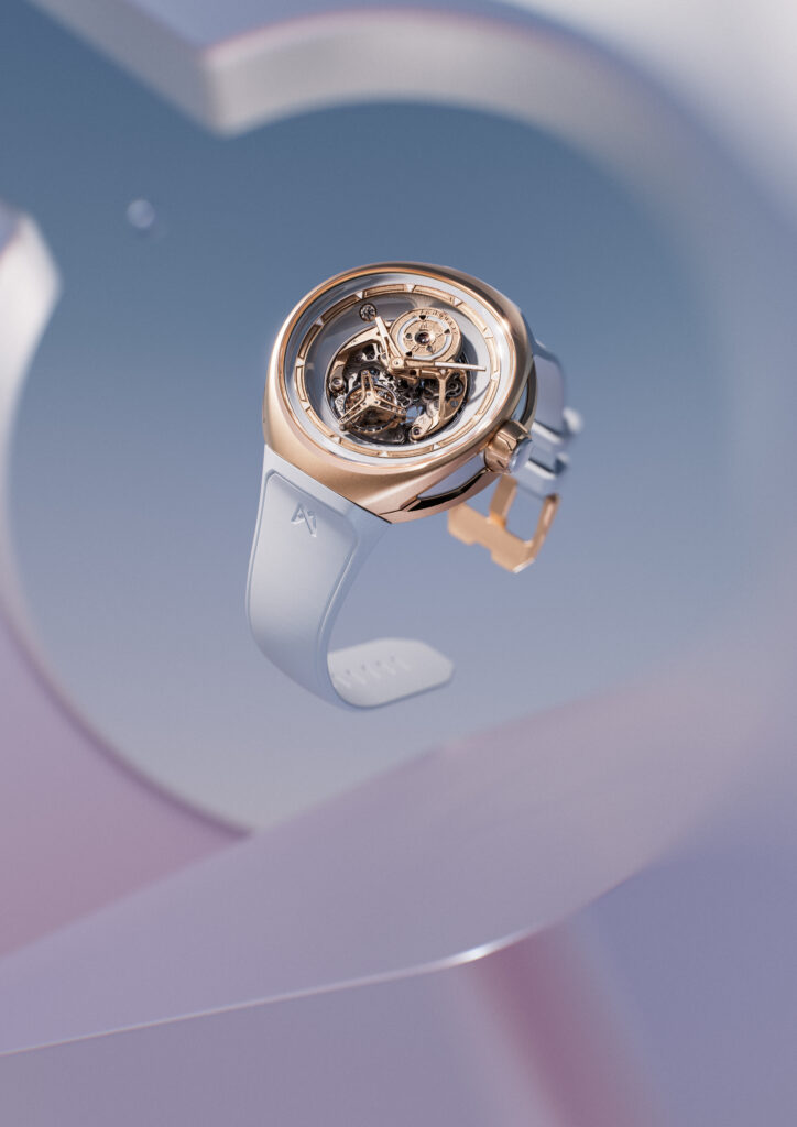La Vanguart Orb en céramique, ou la question du tourbillon portable 28 ORB CC 2026 release photography RD ORB light blue Face