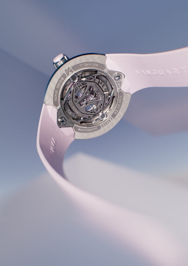 La Vanguart Orb en céramique, ou la question du tourbillon portable 25 ORB CC 2026 release photography RD ORB light rose Back