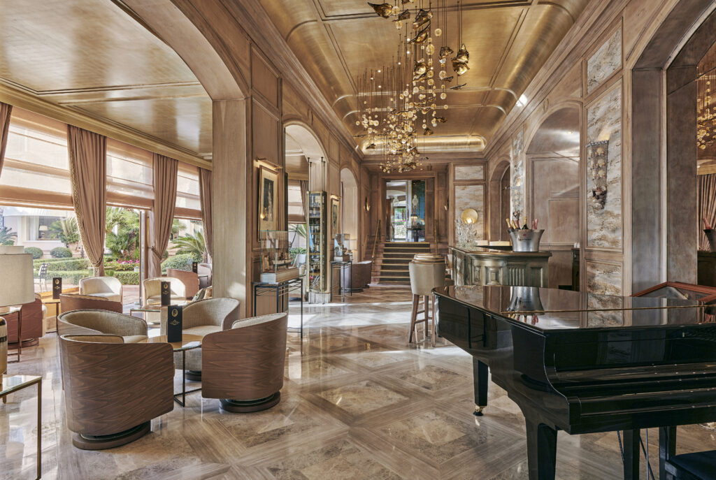 La Réserve de Beaulieu ou la Riviera française au rythme du temps long 38 Restaurant des Rois Vue Generale Piano