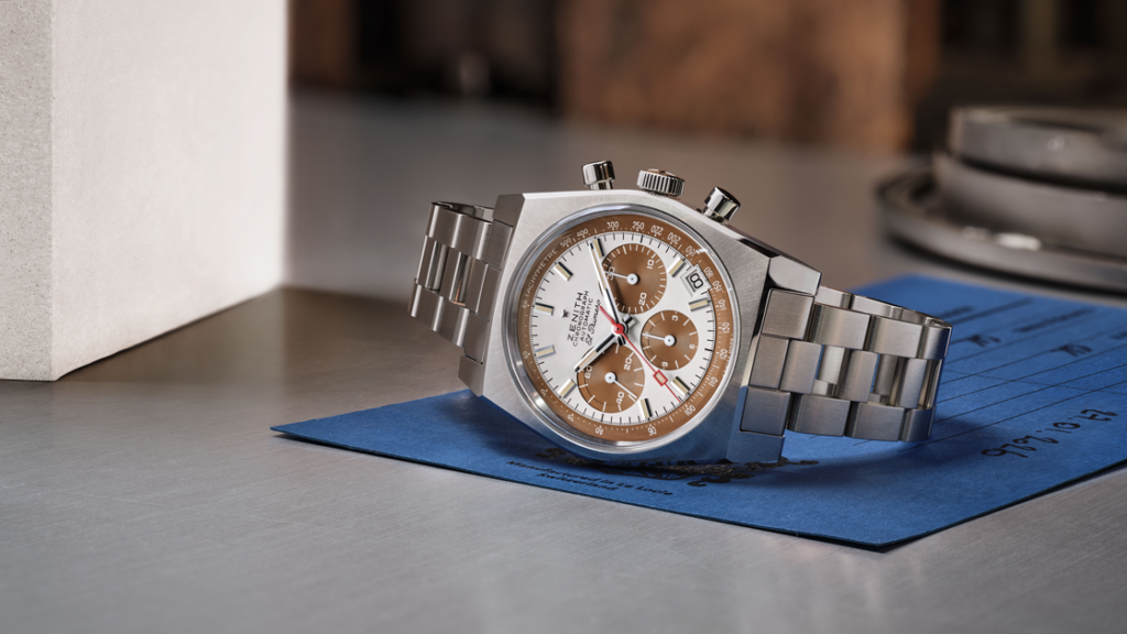 ZENITH CHRONOMASTER Revival A384 Tropical : la patine comme langage horloger 35 ZENITH Chronomaster Revival A384 still life 12