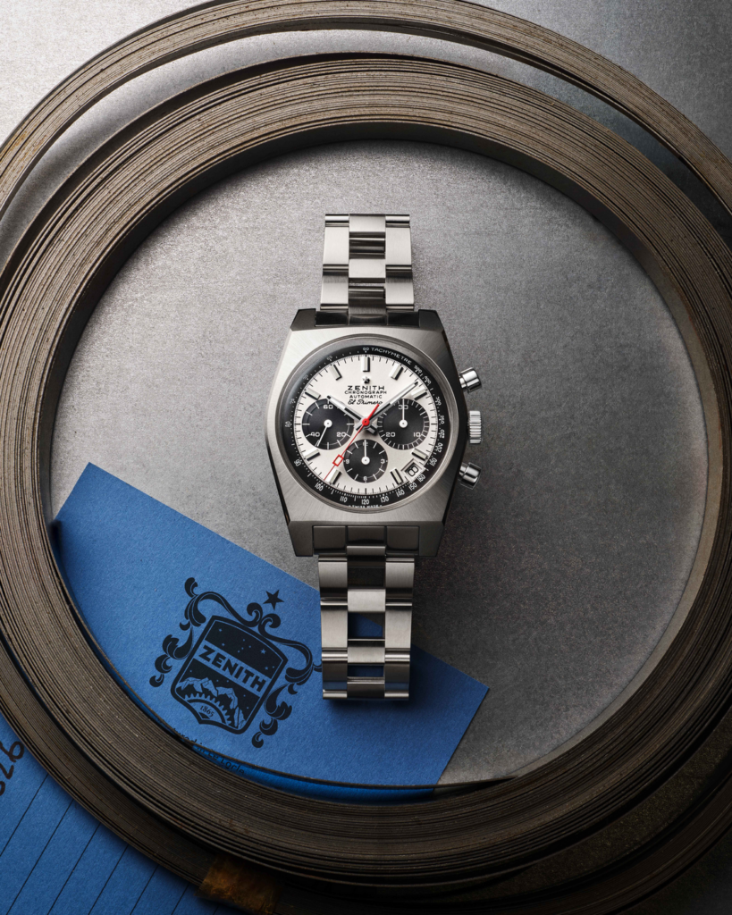 ZENITH CHRONOMASTER Revival A384 Tropical : la patine comme langage horloger 37 ZENITH Chronomaster Revival A384 still life 14