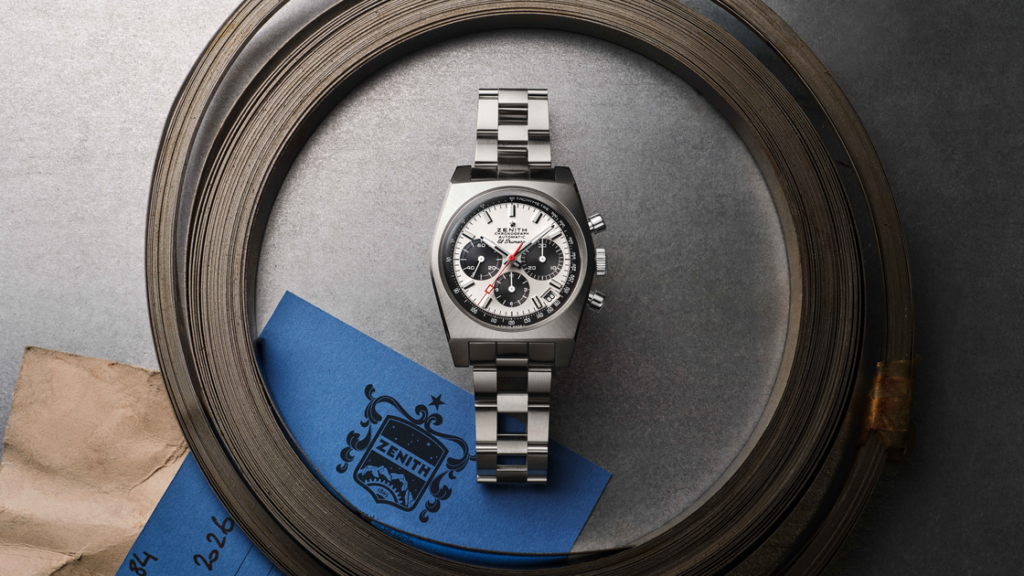 ZENITH CHRONOMASTER Revival A384 Tropical : la patine comme langage horloger 40 ZENITH Chronomaster Revival A384 still life 17