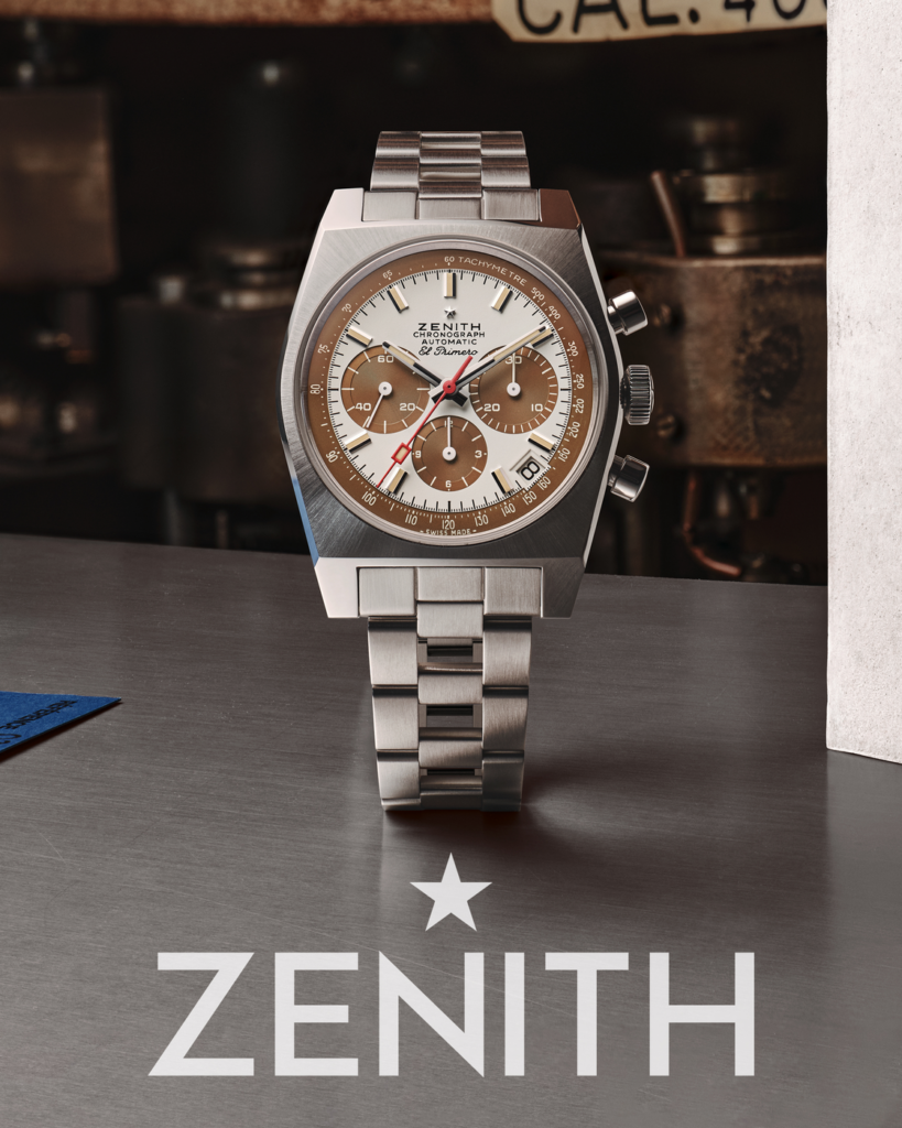 ZENITH CHRONOMASTER Revival A384 Tropical : la patine comme langage horloger 25 ZENITH Chronomaster Revival A384 still life 2