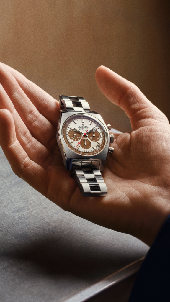 ZENITH CHRONOMASTER Revival A384 Tropical : la patine comme langage horloger 44 ZENITH Chronomaster Revival A384 still life 21