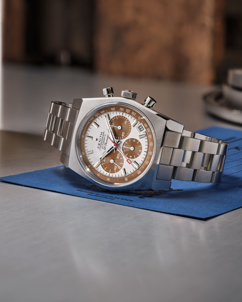 ZENITH CHRONOMASTER Revival A384 Tropical : la patine comme langage horloger 45 ZENITH Chronomaster Revival A384 still life 22