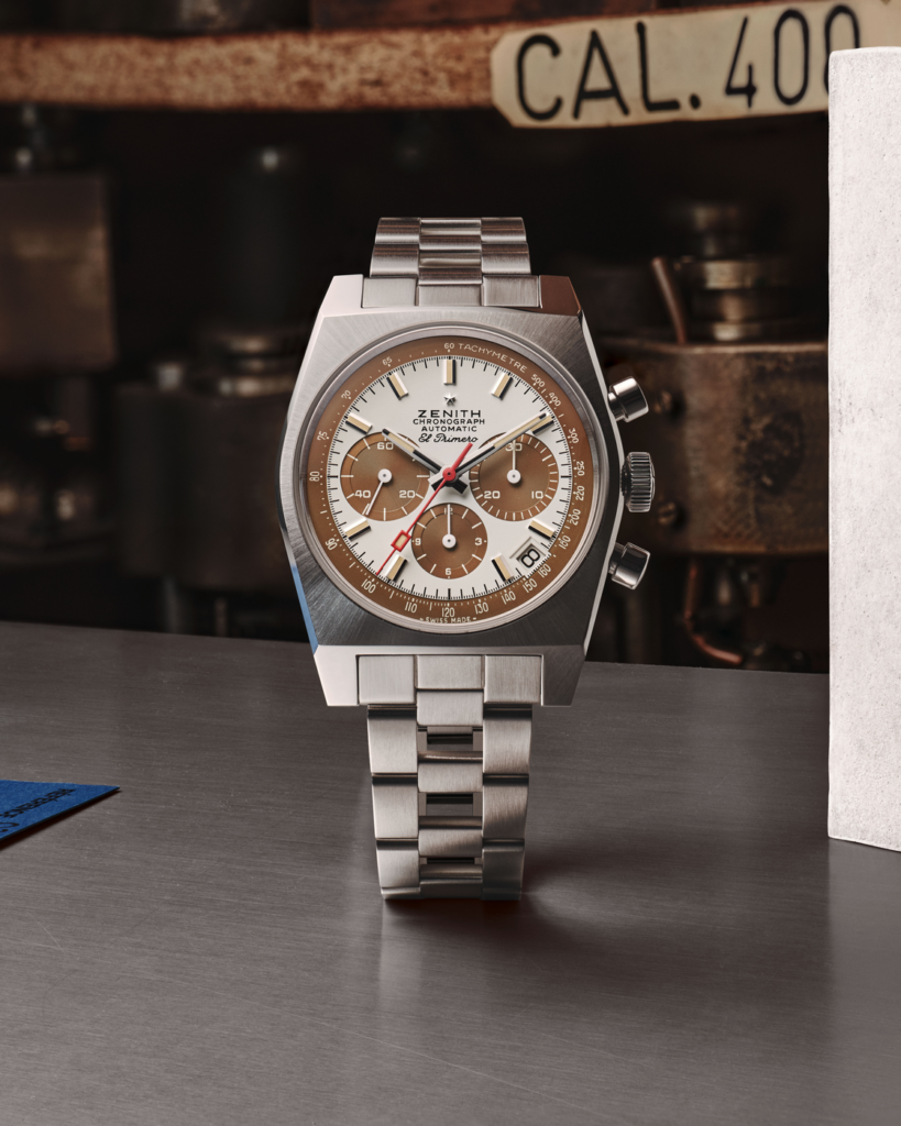 ZENITH CHRONOMASTER Revival A384 Tropical : la patine comme langage horloger 46 ZENITH Chronomaster Revival A384 still life 23