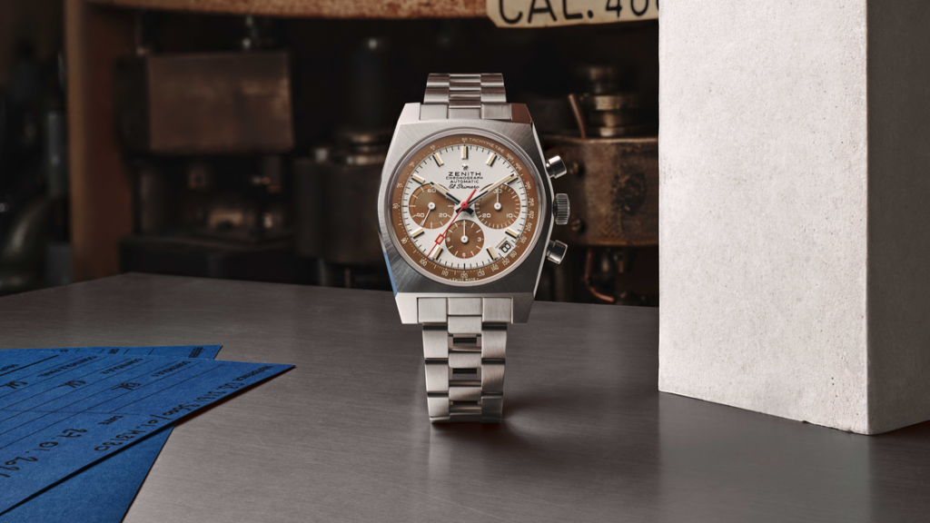 ZENITH CHRONOMASTER Revival A384 Tropical : la patine comme langage horloger 50 ZENITH Chronomaster Revival A384 still life 27
