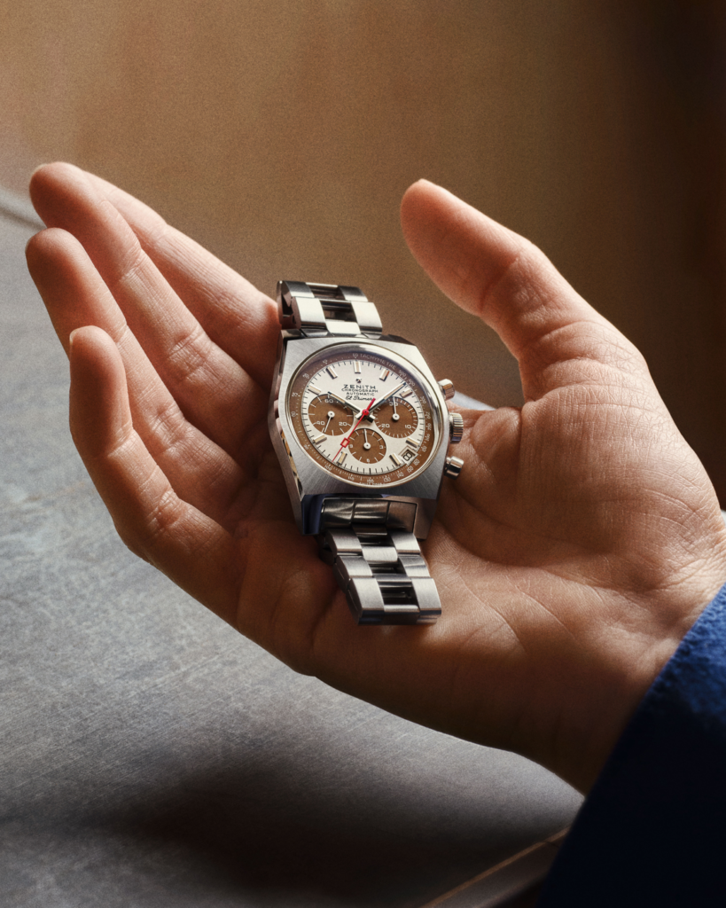 ZENITH CHRONOMASTER Revival A384 Tropical : la patine comme langage horloger 52 ZENITH Chronomaster Revival A384 still life 29