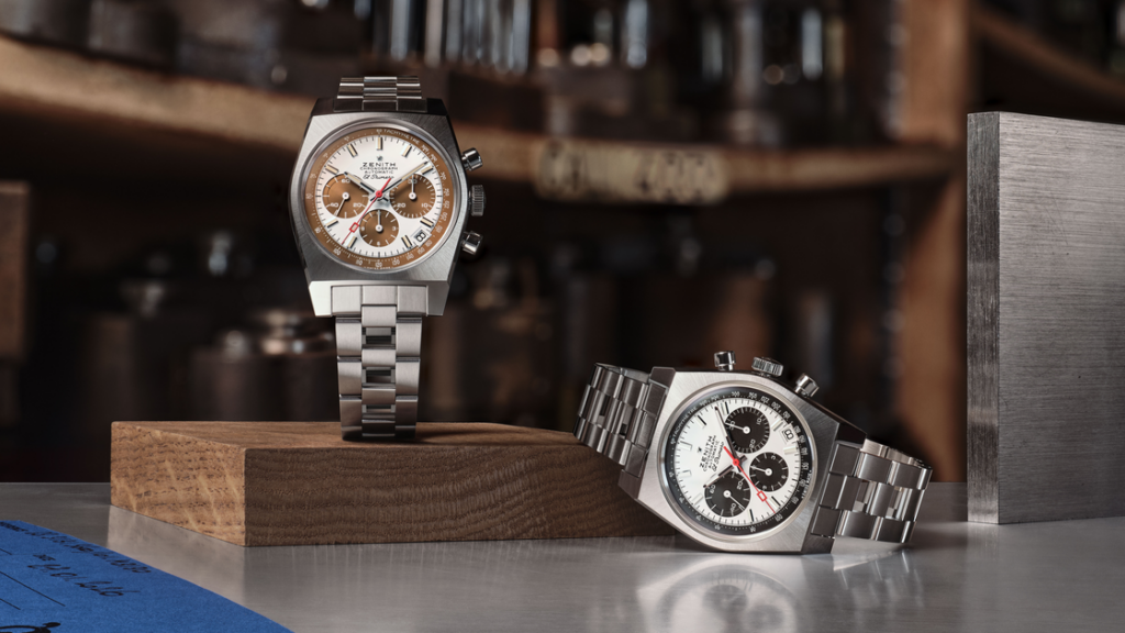ZENITH CHRONOMASTER Revival A384 Tropical : la patine comme langage horloger 26 ZENITH Chronomaster Revival A384 still life 3