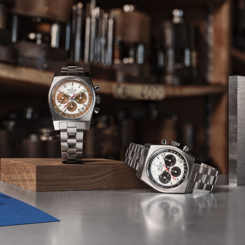ZENITH CHRONOMASTER Revival A384 Tropical : la patine comme langage horloger 54 ZENITH Chronomaster Revival A384 still life 31