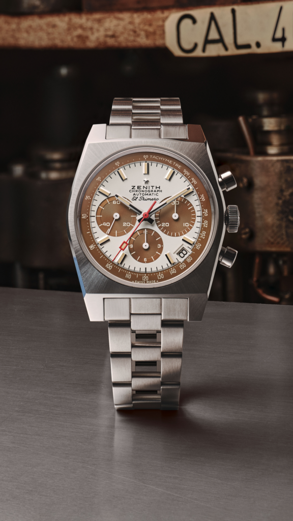 ZENITH CHRONOMASTER Revival A384 Tropical : la patine comme langage horloger 56 ZENITH Chronomaster Revival A384 still life 33