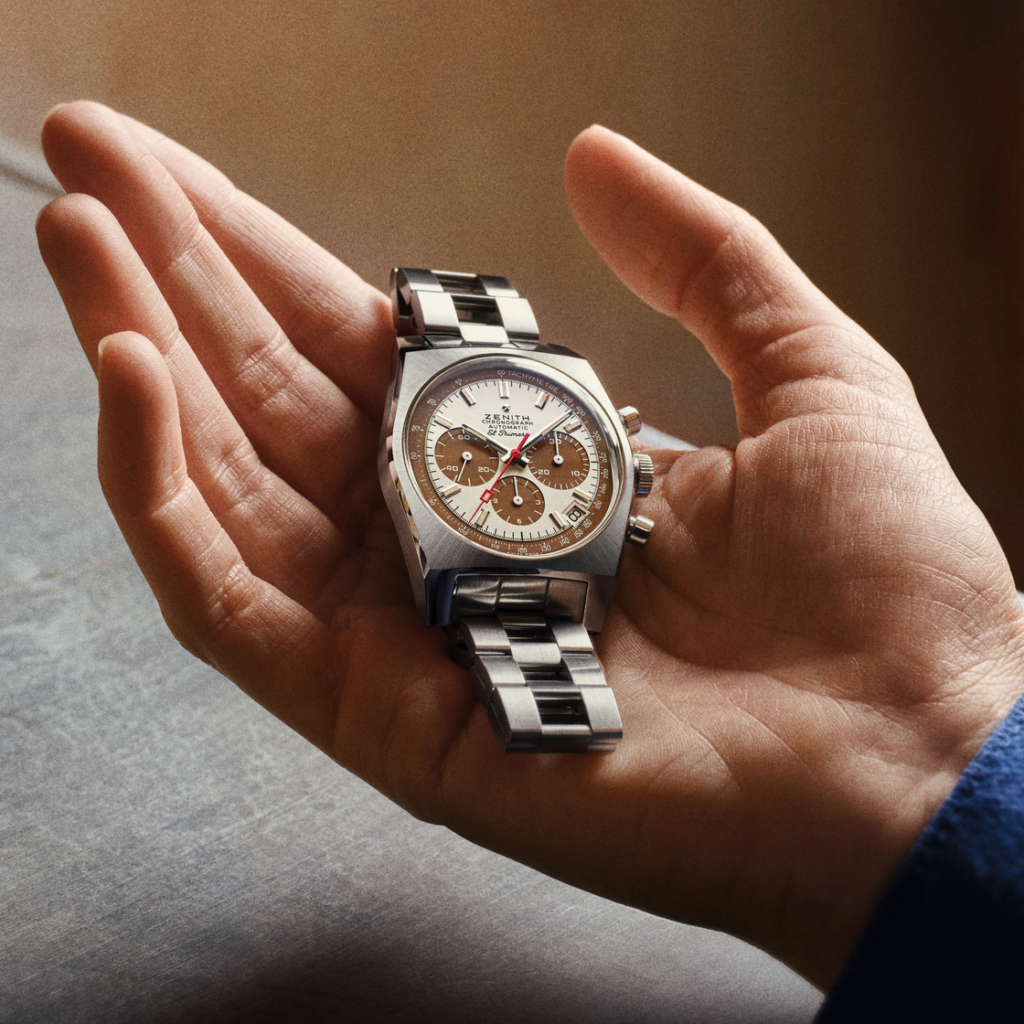 ZENITH CHRONOMASTER Revival A384 Tropical : la patine comme langage horloger 30 ZENITH Chronomaster Revival A384 still life 7