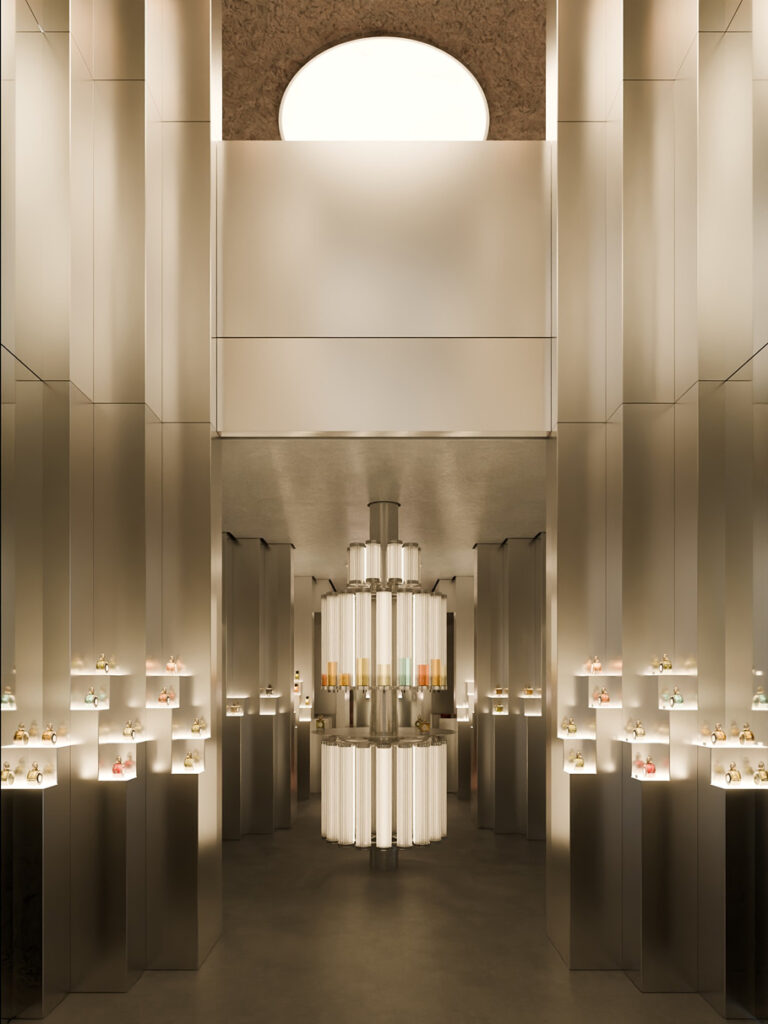 Caron, Rue Saint-Honoré: The Mirrorless Boutique 27 fountain 1