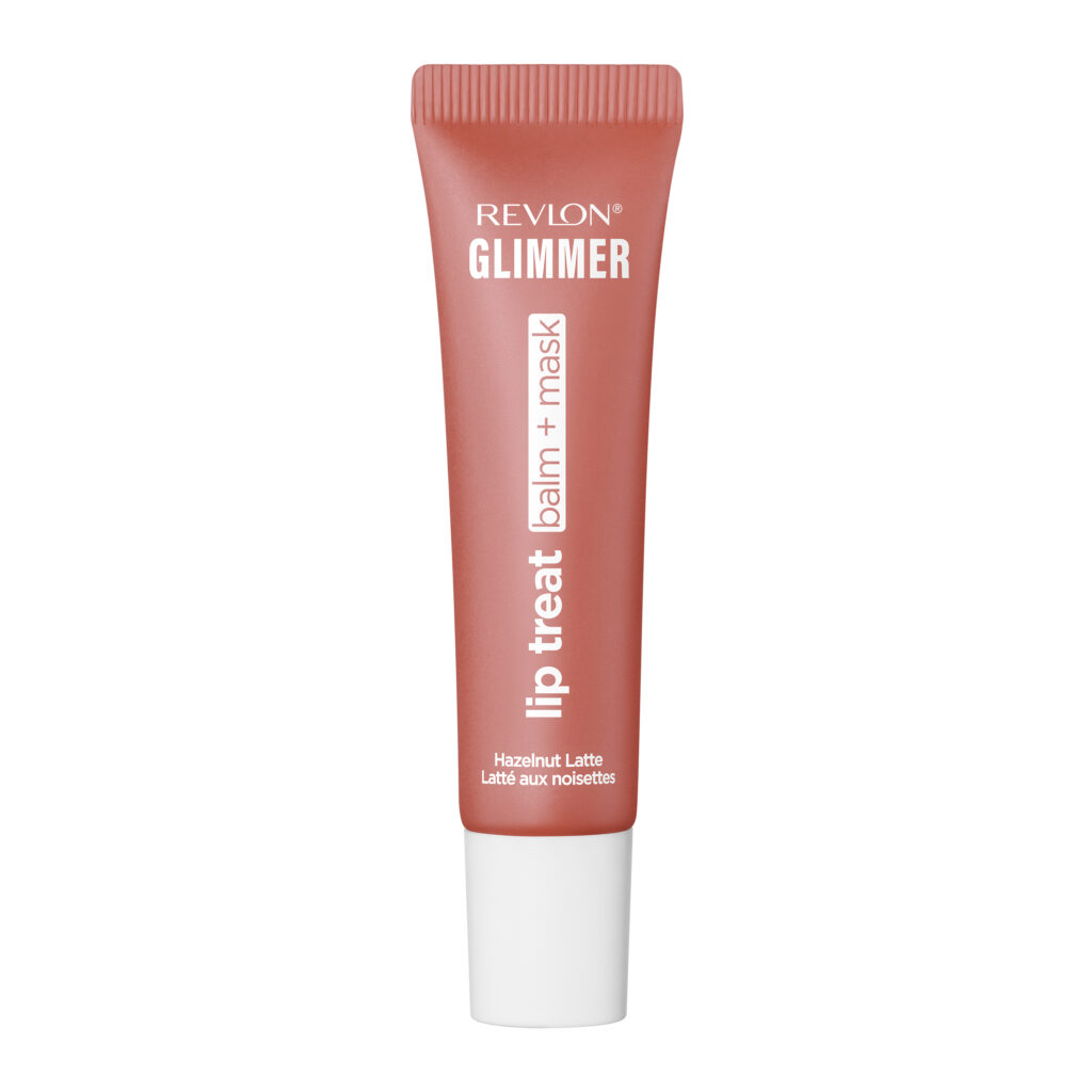 Revlon Glimmer Lip Treat Balm + Mask : le maquillage-soin comme nouvel objet de routine 25 revlon ecomm ATF lip glimmer lip treat balm mask soldier hazelnut latte 006 3000x3000 1