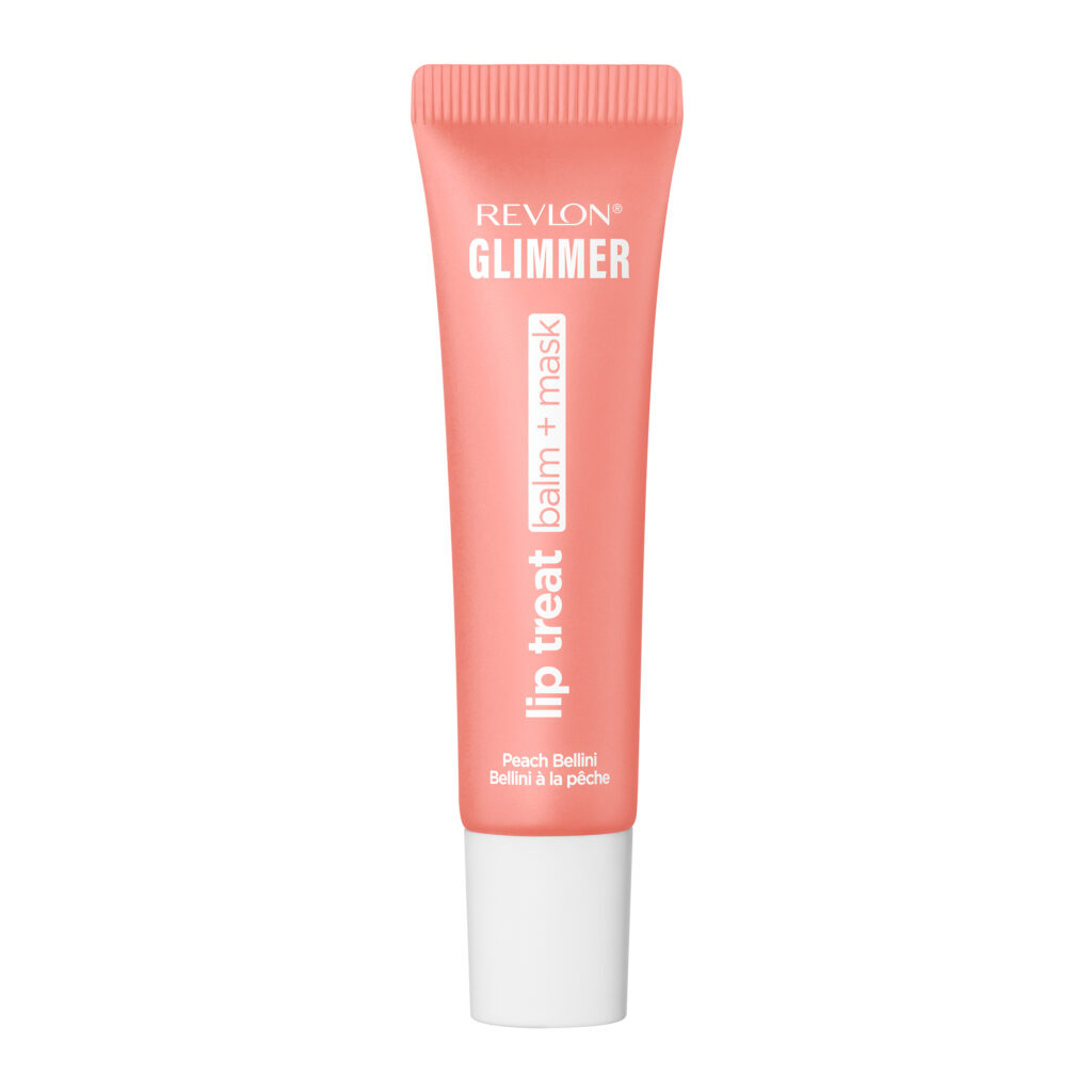 Revlon Glimmer Lip Treat Balm + Mask : le maquillage-soin comme nouvel objet de routine 29 revlon ecomm ATF lip glimmer lip treat balm mask soldier peach bellini 003 3000x3000 1