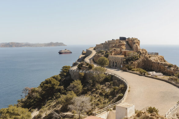 A Serene Mediterranean Ship in Destination Cartagena