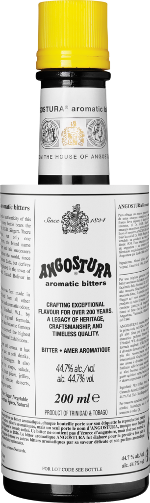 Angostura, deux siècles de culture aromatique 25 AN1001NU ANGOSTURA AROMATIC BITTERS BTL 20CL 44.7