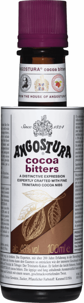 Angostura, deux siècles de culture aromatique 26 AN1002NU ANGOSTURA COCOA BITTERS BTL NU 10CL 48ABV