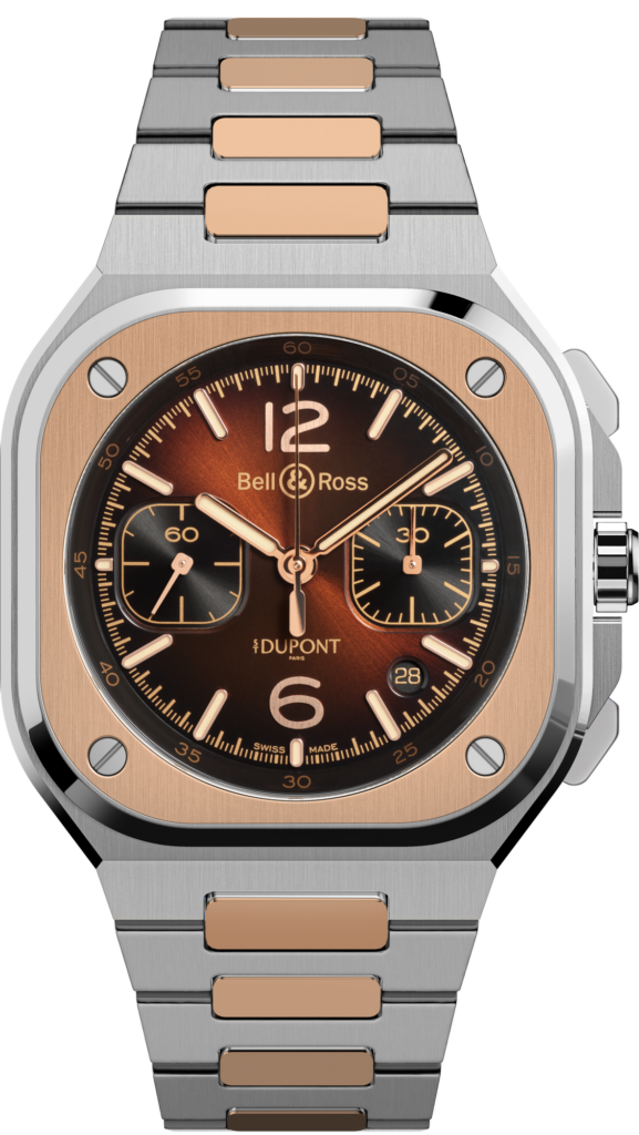 Bell & Ross and S.T. Dupont: When a Watch Becomes a Ritual Object 35 BR 05 Chrono ST DUPONT Steel