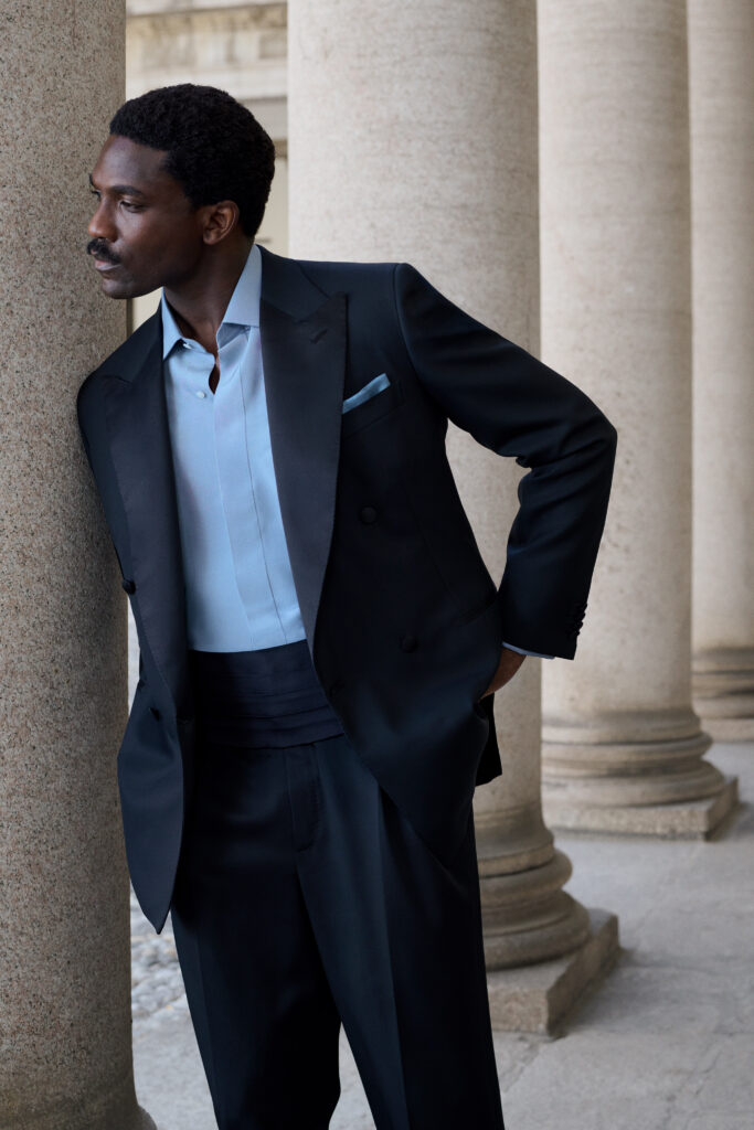 Brioni Maestria dessine une carte de Rome sur la collection printemps-été 2027 26 BRIONI SS27 LOOK 02