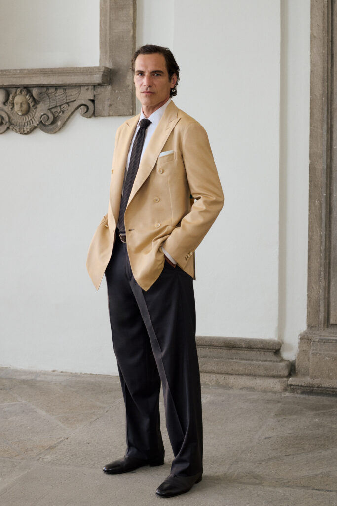 Brioni Maestria dessine une carte de Rome sur la collection printemps-été 2027 30 BRIONI SS27 LOOK 06