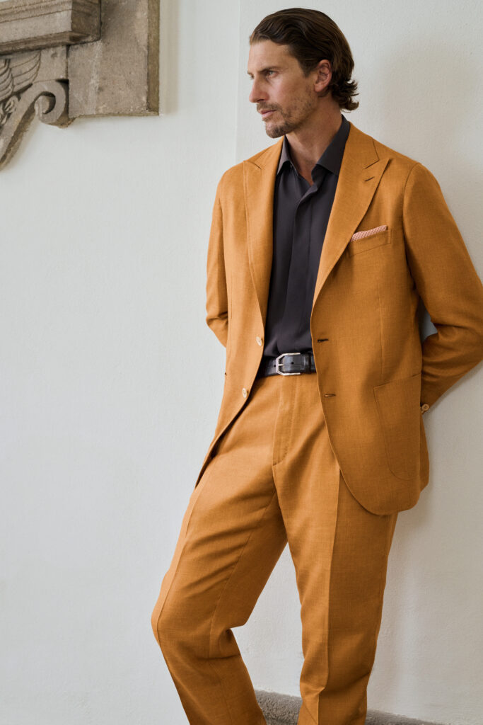 Brioni Maestria dessine une carte de Rome sur la collection printemps-été 2027 31 BRIONI SS27 LOOK 07