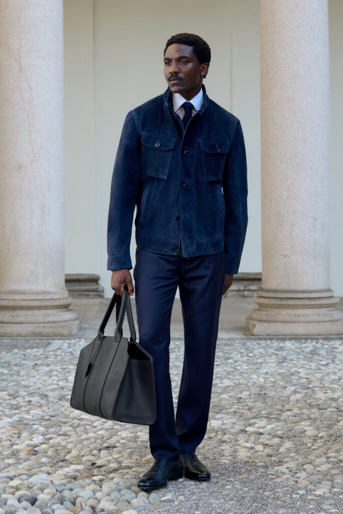 Brioni Maestria dessine une carte de Rome sur la collection printemps-été 2027 32 BRIONI SS27 LOOK 08