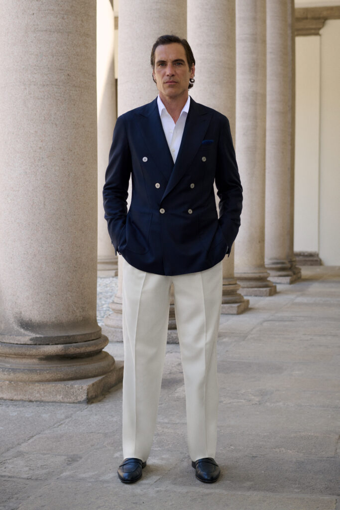 Brioni Maestria dessine une carte de Rome sur la collection printemps-été 2027 42 BRIONI SS27 LOOK 18