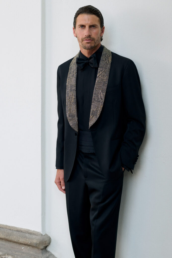 Brioni Maestria dessine une carte de Rome sur la collection printemps-été 2027 43 BRIONI SS27 LOOK 19