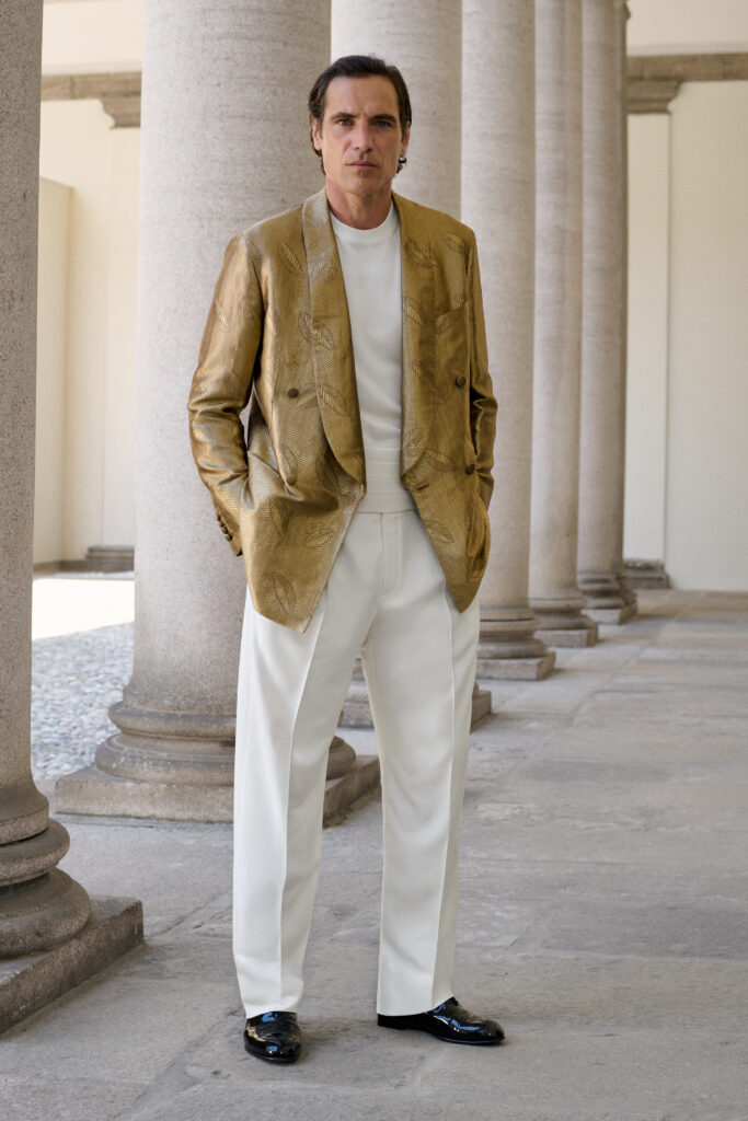 Brioni Maestria dessine une carte de Rome sur la collection printemps-été 2027 48 BRIONI SS27 LOOK 24