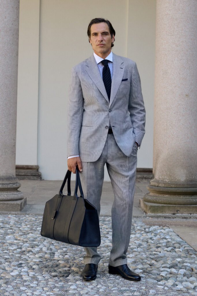 Brioni Maestria dessine une carte de Rome sur la collection printemps-été 2027 51 BRIONI SS27 LOOK 27