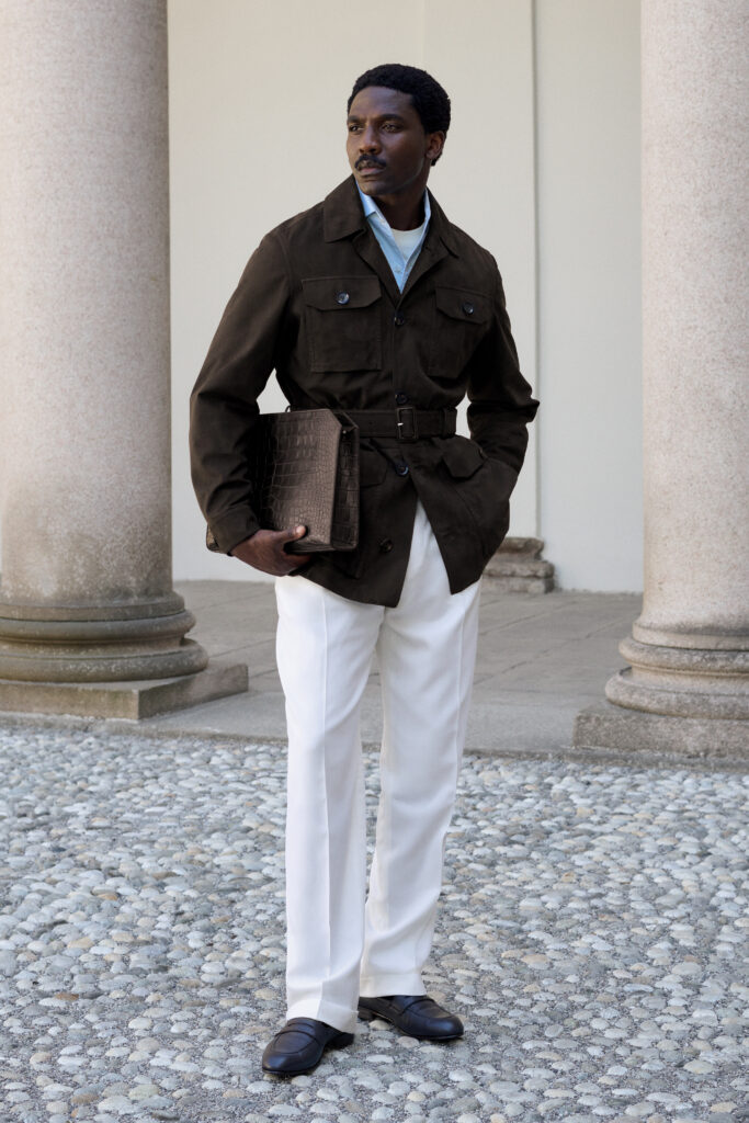 Brioni Maestria dessine une carte de Rome sur la collection printemps-été 2027 53 BRIONI SS27 LOOK 29