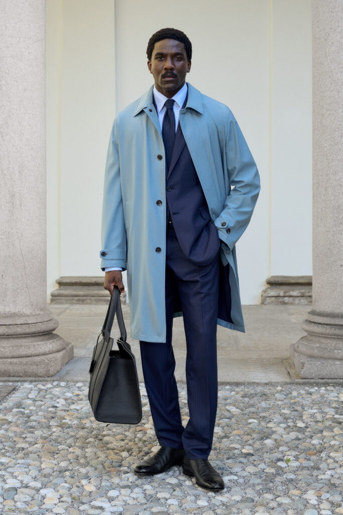 Brioni Maestria dessine une carte de Rome sur la collection printemps-été 2027 58 BRIONI SS27 LOOK 34
